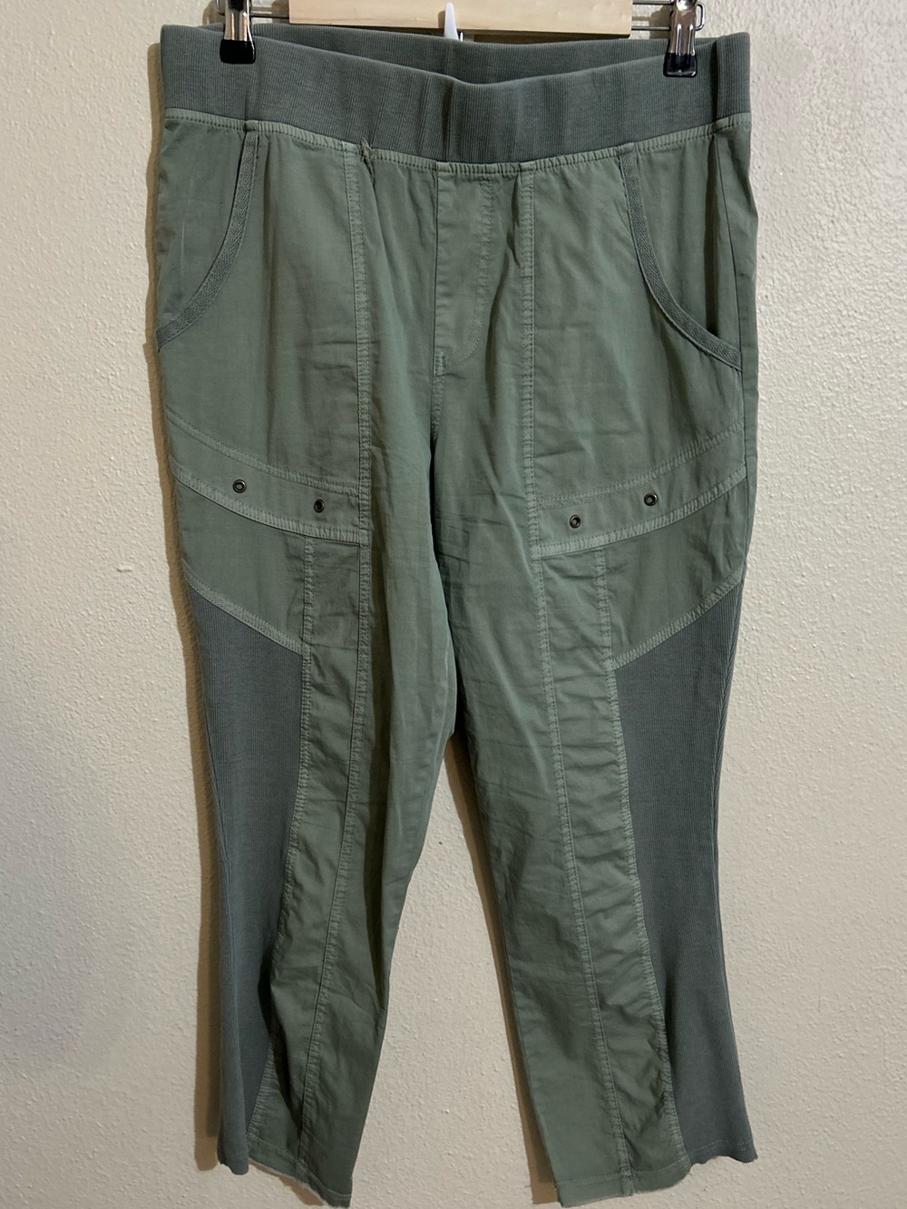 XCVI Olive Green Casual Utility Pants Size Medium
